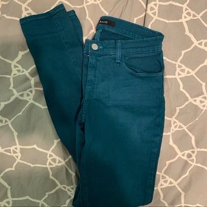J Brand Skinny Jeans (Teal)